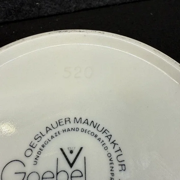 Vintage Goebel COUNTRY BURGUND Covered Vegetable Bowl / Casserole with Lid - Picture 8 of 15